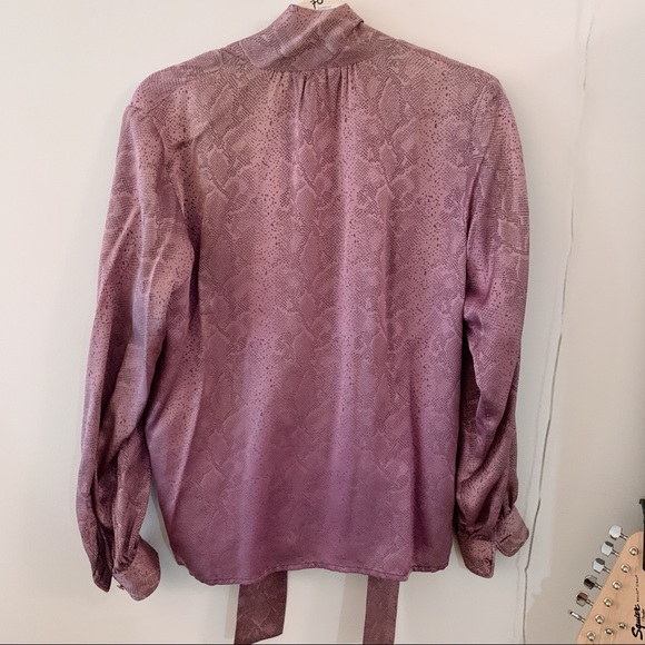 Vintage Silk Saint Laurent Tie Top - Picture 4 of 8